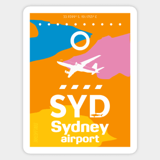 Sydney airport code Sticker